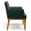Ver imagem 7 de Kit 2 Poltronas Decorativas Vitória W01 Linho Verde - Mpozenato