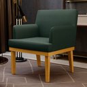 Ver imagem 2 de Kit 2 Poltronas Decorativas Vitória W01 Linho Verde - Mpozenato