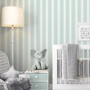 Ver imagem 2 de Papel de Parede Adesivo Listrado Verde Água Claro - Ssli-190 - Rolo - 10m X 50cm ( 5,0m² )