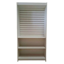 Estante Canaletada com Prateleira Branco 185x92x32cm - Deep - 3