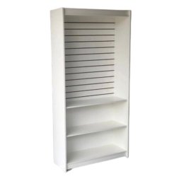 Estante Canaletada com Prateleira Branco 185x92x32cm - Deep - 5