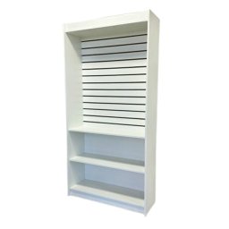 Estante Canaletada com Prateleira Branco 185x92x32cm - Deep - 2