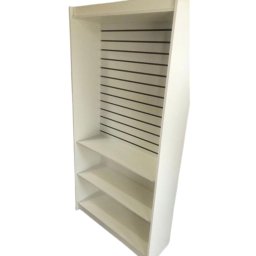 Estante Canaletada com Prateleira Branco 185x92x32cm - Deep - 4