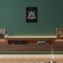 Ver imagem 3 de Placa MDF Feitiços Bruxos Magia Decoração Parede Moderna A4