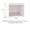 Ver imagem 3 de Escrivaninha Mesa com Gaveta MDF Altezza