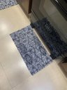 Ver imagem 1 de Kit Tapetes e Passadeira Vintage Antiderrapante 3 Peças:Preto