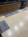 Ver imagem 3 de Kit Tapetes e Passadeira Vintage Antiderrapante 3 Peças:Preto