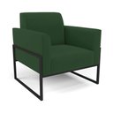 Ver imagem 6 de Sofá Namoradeira com Poltrona Base Industrial Alta Preto Marisa Veludo D03 - D\'rossi Cor Verde