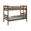 Ver imagem 2 de Beliche Solteiro 0,90m Madeira Maciça Cor Imbuia Fosco Mpo