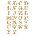 Ver imagem 1 de Adesivo Dourado Letras do Alfabeto Premium – Kit Completo com Design Único e Luxuoso!