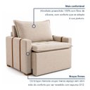 Ver imagem 5 de Kit 2 Poltronas do Papai Retrátil Base Madeira Maciça Paris