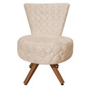 Ver imagem 3 de Kit Maca Metalasse Marinho com Mocho e Escadinha 80 Cm Base Slk Decor Nina Bege