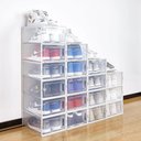 Ver imagem 7 de Kit 6 Caixas Empilháveis para Sapatos Organizador Dobrável Cor:laranja;tamanh