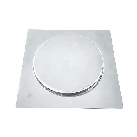 Grelha Ralo Click 15x15cm Rc15 Cromado Flvx