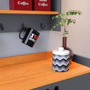 Ver imagem 6 de Kit Casa Completa Aparador Buffet Wood New Armário Prateleiras Ganchos Amélia - Cinza/cinamomo -