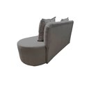Ver imagem 7 de Sofá 3 Lugares Orgânico Curvo Madrid 180cm Bouclé Cinza Claro