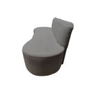 Ver imagem 6 de Sofá 3 Lugares Orgânico Curvo Madrid 180cm Bouclé Cinza Claro