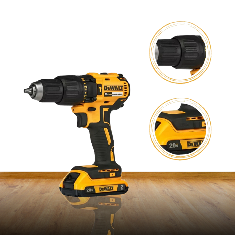 Dcd7781d2-br-paraf/furad.20v Max Liio N C/imp.2bat 2ah - Dewalt - Guina Ferramentas - 2