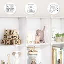 Ver imagem 6 de Guarda Roupa Modular 6 Portas Armario Organizador Multiuso Estante Compacta Decorativa para Brinqued