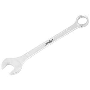 Chave Combinada 24mm Aço Cromado Vanádio Reta - 3742240000 - Vonder