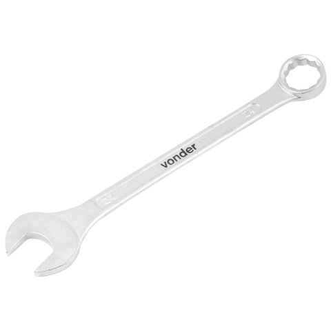 Chave Combinada 24mm Aço Cromado Vanádio Reta - 3742240000 - Vonder
