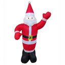 Ver imagem 4 de Papai Noel Gigante Natal 1.90 M Led Enfiete 110v Inflavel