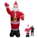Ver imagem 2 de Papai Noel Gigante Natal 1.90 M Led Enfiete 110v Inflavel