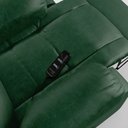 Ver imagem 6 de Poltrona do Papai Reclinável Melim Power Touch Massagem Pu Verde Musgo Fh1 - D'Rossi