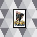 Ver imagem 1 de Quadro Meu Malvado Favorito - Minions 33x24cm - com vidro:Madeira branca