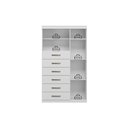 Ver imagem 7 de Guarda Roupa 2 Peças (1guardaroupa+1cômoda) Qc143 Branco - Santos Andirá