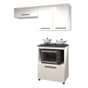 Ver imagem 2 de Cozinha Completa Paraty 4 Portas Mais Funcional Kaiki Móveis