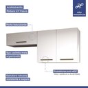 Ver mais imagens de Cozinha Completa Paraty 4 Portas Mais Funcional Kaiki Móveis