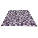 Ver imagem 3 de Pastilha de Vidro para Banheiro Cristal Mescla Roxa 30x30cm