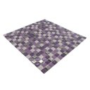 Ver imagem 4 de Pastilha de Vidro para Banheiro Cristal Mescla Roxa 30x30cm