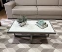 Ver imagem 2 de Mesa de Centro Retangular Paris Industrial Prata com Mdf