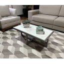 Ver imagem 3 de Mesa de Centro Retangular Paris Industrial Prata com Mdf