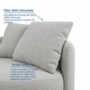 Ver imagem 7 de Conjunto 2 Poltronas Base Fixa e Estofada com Almofadas Decorativas Vilani Espresso Moveis