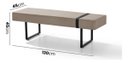 Ver imagem 5 de Recamier Banco Divã 130cm Industrial para Quarto Sala Luxo