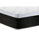 Ver imagem 5 de Cama Box Baú King: Colchão Espuma D45 Castor Black e White Air Euro Pillow + Base CRC Suede Brown