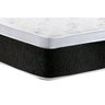 Cama Box Baú King: Colchão Espuma D45 Castor Black e White Air Euro Pillow + Base CRC Suede Brown - 5
