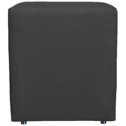 Puff Quadrado Cubo Banqueta Decorativo Utilize - Preto - 2