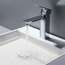 Ver imagem 3 de Torneira Misturador Monocomando Cromado Quadrado Banheiro 1270 Harmony Misturador Baixo Quadrado 127