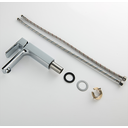 Ver imagem 4 de Torneira Misturador Monocomando Cromado Quadrado Banheiro 1270 Harmony Misturador Baixo Quadrado 127