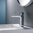 Ver imagem 2 de Torneira Misturador Monocomando Cromado Quadrado Banheiro 1270 Harmony Misturador Baixo Quadrado 127