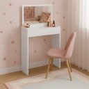 Ver imagem 1 de Penteadeira Mesa Maquiagem Quarto Camarim Branco com Espelho