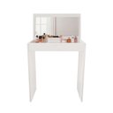 Ver imagem 4 de Penteadeira Mesa Maquiagem Quarto Camarim Branco com Espelho