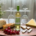 Ver imagem 2 de Porta Vinho com Suporte para 2 Taças em Acrílico