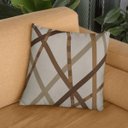 Ver imagem 3 de Capa de Almofada Listras Bege 43cm