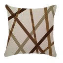 Ver imagem 1 de Capa de Almofada Listras Bege 43cm