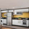Cozinha Modulada 11 Peças Em MDF Kali Premium CJ18 Branco Nicioli - 1